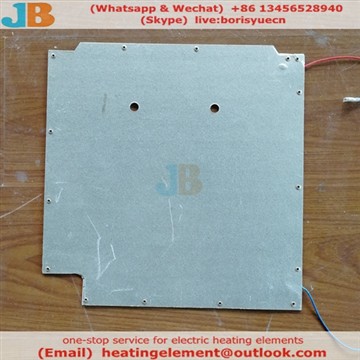 130*120mm Stainless Steel Elemen Pemanas 230V 450W Pemanas Plat Mika